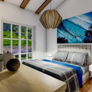 LINARDIĆI - Rustikalna vila s bazenom i otvorenim pogledom na more