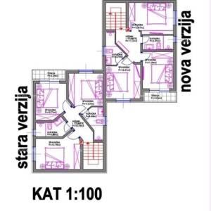 Ližnjan, duplex kuća sa bazenom 120m2.