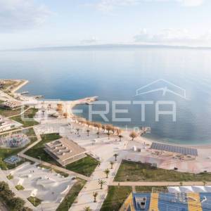 Luksuzan dvosoban stan s panoramskim pogledom na more na Žnjanu