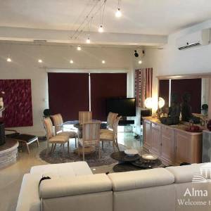 Luksuzna villa sa bazenom, velikom i uređenom okućnicom.