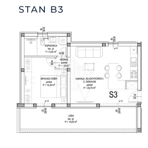 Luksuzni 1-sobni apartman na prvom katu - Sukošan, Zadar