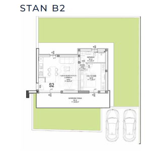 Luksuzni 1-sobni apartman s vrtom - Sukošan, Zadar