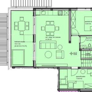 Luksuzni dvokatni stan s pogledom na more, Tar, Poreč!