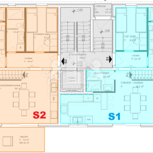 Luksuzni dvosobni apartman s vrtom - Sukošan, Zadar