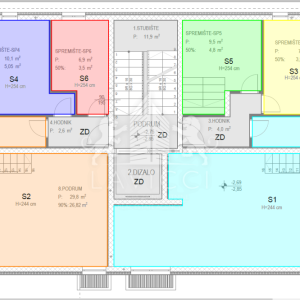 Luksuzni dvosobni penthouse s krovnom terasom - Sukošan, Zadar