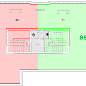 Luksuzni dvosobni penthouse s krovnom terasom - Sukošan, Zadar