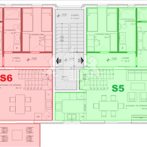 Luksuzni dvosobni penthouse s krovnom terasom - Sukošan, Zadar