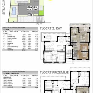 MALINSKA - Dva apartmana u novogradnji