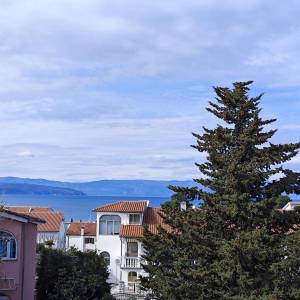 MALINSKA - Dvojna kuća s lijepom okućnicom