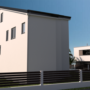 Malinska, OTOK KRK - Dvojna kuća s pogledom na more, novogradnja