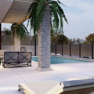 MALINSKA, OTOK KRK- Dvojna kuća s bazenom i pogledom na more