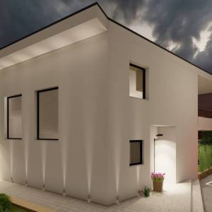 MALINSKA, OTOK KRK – Moderna vila s bazenom 100 m od mora