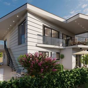 MALINSKA, OTOK KRK – Moderna vila s bazenom 100 m od mora