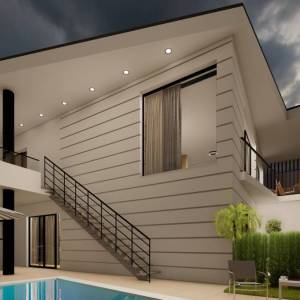 MALINSKA, OTOK KRK – Moderna vila s bazenom 100 m od mora