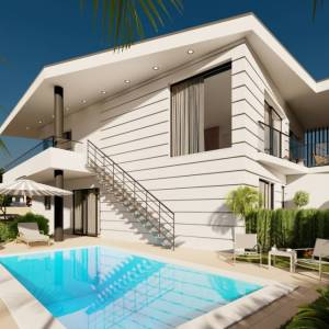 MALINSKA, OTOK KRK – Moderna vila s bazenom 100 m od mora