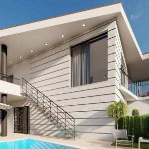 MALINSKA, OTOK KRK – Moderna vila s bazenom 100 m od mora