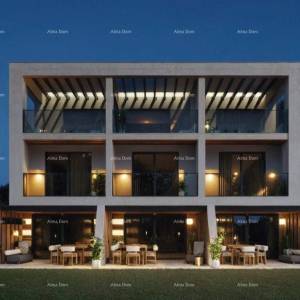 Medulin, Moderni troetažni apartman s pogledom na more, A1