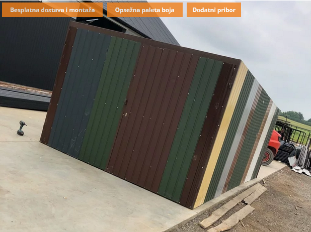 Metalna garaža 3x5m