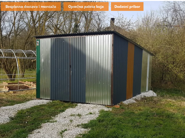 Metalna garaža 3x5m