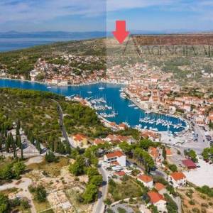 Milna otok Brač 2931 m2 poljoprivredno zemljište 1200m od mora