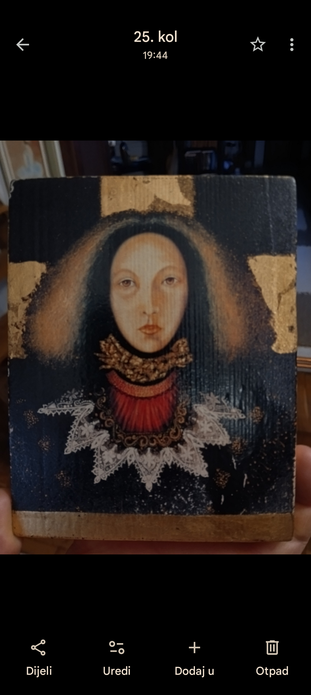 Minijatura cijenjene slikarice Irene Polanec