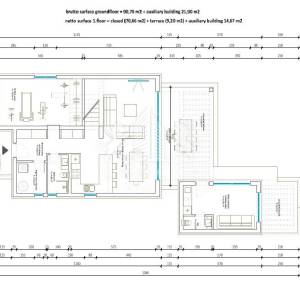 Moderna kuća s bazenom – Rtina, 250 m od mora