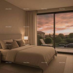 Moderna novogradnja s dva stana i panoramskim pogledom na more – Žbandaj, Poreč