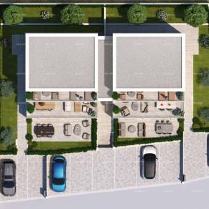 Moderna novogradnja s dva stana i panoramskim pogledom na more – Žbandaj, Poreč