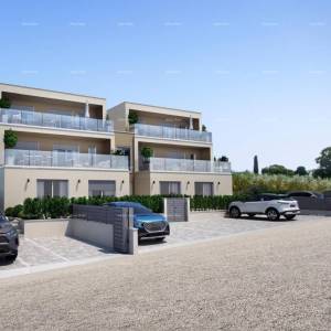 Moderna novogradnja s dva stana i panoramskim pogledom na more – Žbandaj, Poreč