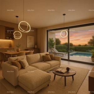 Moderna novogradnja s dva stana i panoramskim pogledom na more – Žbandaj, Poreč