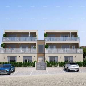 Moderna novogradnja s dva stana i panoramskim pogledom na more – Žbandaj, Poreč