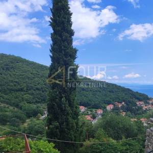 Mošćenička Draga, poljoprivredno zemljište, pogled na more