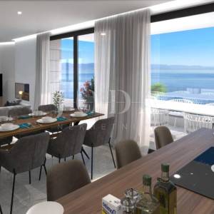 Mošćenička Draga - Premium stan s vlastitim bazenom i panoramskim pogledom