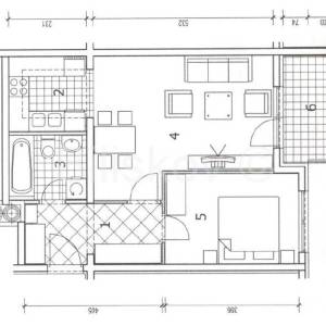 Najam, Trnje, 2-soban stan, garažno mjesto, loggia