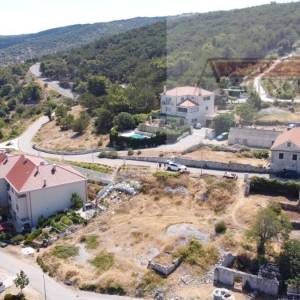 Nerežišća otok Brač građevinsko zemljište 901 m2 + 2 dozvole - novo