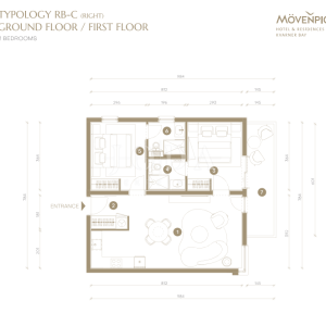 Novi Vinodolski dvosoban apartman, drugi red do mora