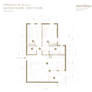 Novi Vinodolski dvosoban apartman, prvi red do mora