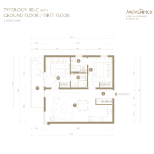 Novi Vinodolski dvosobni apartman, drugi red do mora