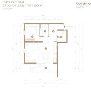 Novi Vinodolski jednosobni apartman, drugi red do mora