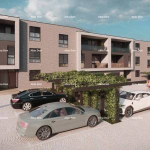 Novogradnja! Prodaje se stan s dvije spavaće sobe i dva parkirna mjesta, Pula, Valdebek