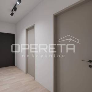 Novogradnja s liftom, dvosoban stan i balkon, Omiš