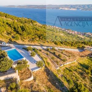 Omiš vila Stanići top lokacija - intima - pogled na more