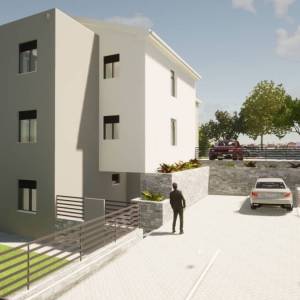 OMIŠALJ – Novogradnja! Trosobni apartman u visokom prizemlju