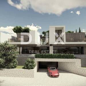 OPATIJA, BREGI- zemljište 3750m2 S 4 LOKACIJSKE DOZVOLE! za 4 exluzivne ville s bazenom i panoramskim pogledom na more