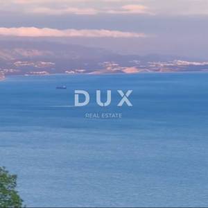 OPATIJA, BREGI- zemljište 801m2 S LOKACIJSKOM DOZVOLOM! za  exluzivnu villu s bazenom i panoramskim pogledom na more