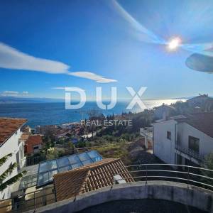 OPATIJA, CENTAR- samostojeća kuća 250m2 s panoramskim pogledom na more + okoliš 740m2