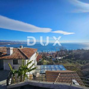 OPATIJA, CENTAR- samostojeća kuća 250m2 s panoramskim pogledom na more + okoliš 740m2