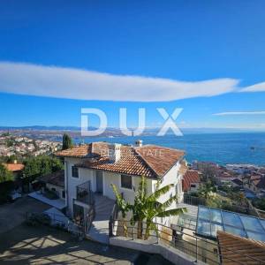 OPATIJA, CENTAR- samostojeća kuća 250m2 s panoramskim pogledom na more + okoliš 740m2
