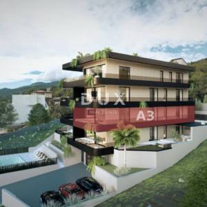 OPATIJA, IČIĆI - Elegantna jedinica s terasom i pogledom na cijeli Kvarner