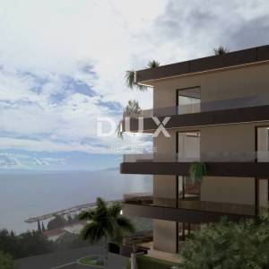 OPATIJA, IČIĆI - Elegantna jedinica s terasom i pogledom na cijeli Kvarner